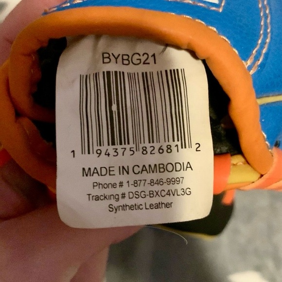 Dicks Sporting Goods blue orange tee ball baseball softball mit - Picture 6 of 6